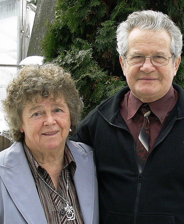 Feierten gestern goldene Hochzeit: Erna und Albrecht Kopf.   | Foto: fink