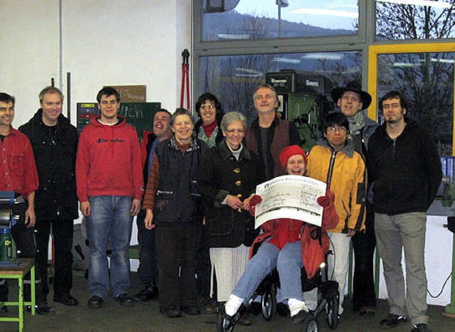 Freude: Der Akkordeonclub  bergab ein...inschaft  &#8222;Am Bruckwald&#8220;.   | Foto: Reiner ringwald