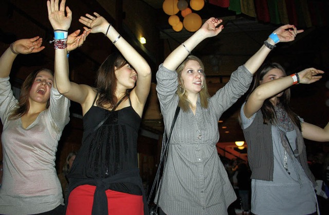 Die Fans der schrgen Tne machten ric...y beim Guggenmusiktreffen in Todtmoos.  | Foto: andreas bhm