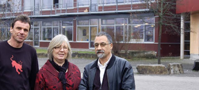 Waldorfschule feiert Jubilum: Stefan ...ian Scheel stellten das Programm vor.   | Foto: Nikolaus Trenz