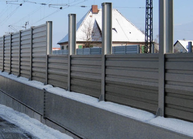 In Eschbach wurde im vergangenen Jahr ...schutzwnde weitgehend abgeschlossen.   | Foto: Ingeborg Grziwa