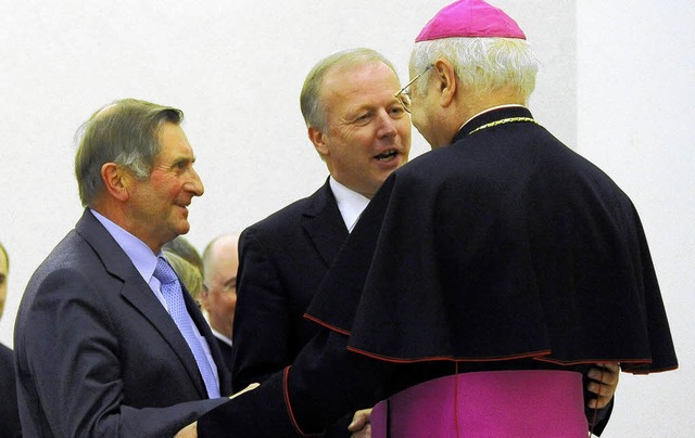 Erzbischof Robert Zollitsch lud zum Ne... CDU-Bundestagsabgeordnete Peter Wei.  | Foto: Ingo Schneider