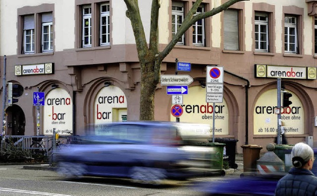 Im Visier von Spielhallenbetreibern: die Arena-Bar   | Foto: Thomas Kunz