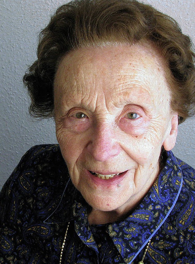 Feierte ihren 90. Geburtstag: Anneliese Poisel   | Foto: Monika Rombach