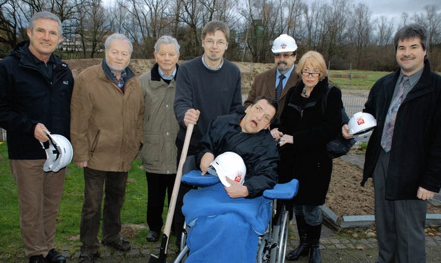 Freude  ber den Beginn des Ausbaus (v...  sowie Geschftsfhrer Joachim Haas.   | Foto: Gertrude Siefke