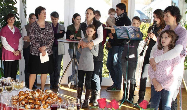 Im Pfarrgemeindezentrum St. Arbogast e...r mit ihrer musikalischen Darbietung.   | Foto: Ulrike Hiller