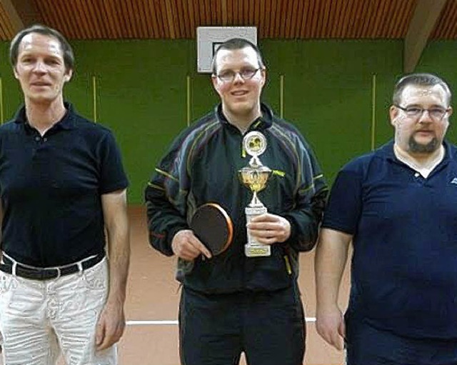 Erfolgreich: Stefan Trautmann,  Verein...gartner, Thorsten Hellwig (von links)   | Foto: BZ