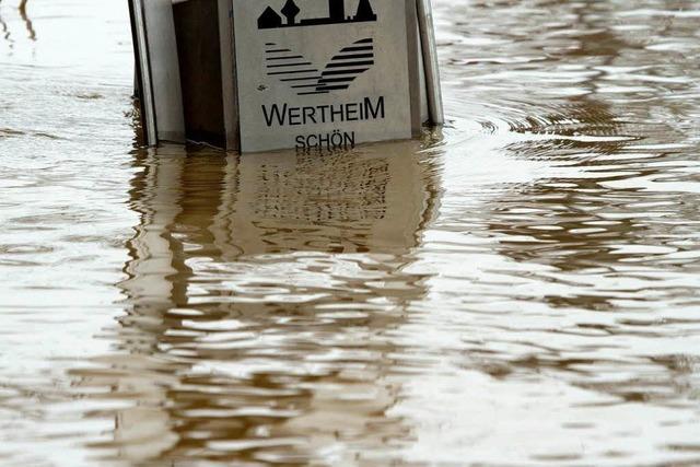 Flut mit neuem Hchststand in Wertheim