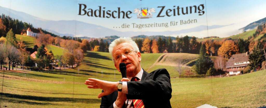 Winfried Kretschmann stellt sich den Fragen der Freiburger BZ-Leser.