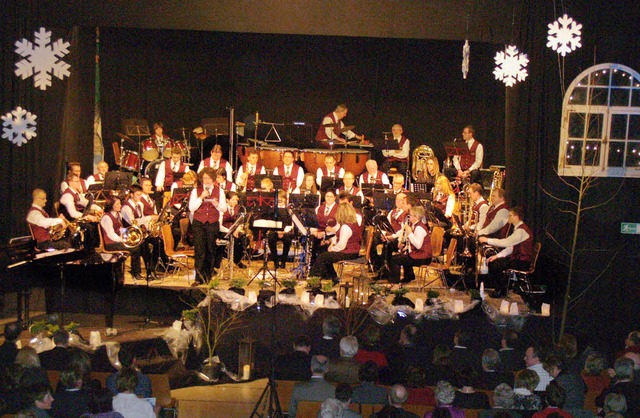 Toll dekoriert fr ein tolles Konzert:...ein Heimbach in der Anton-Gtz-Halle.   | Foto: Aribert Rssel