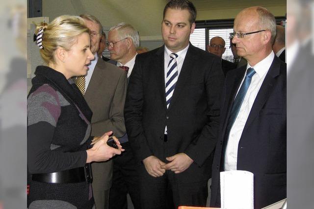 Landesminister besucht die Firma Osypka