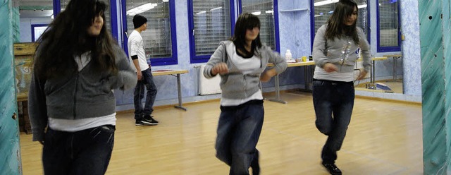 Lssig und trotzdem strotzend vor Ener...erinnen der &#8222;United Steps&#8220;  | Foto: Hanna Vlkle