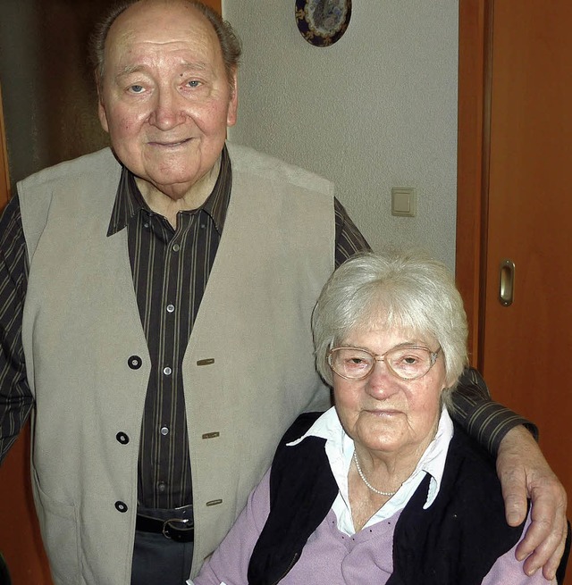 Ein Leben mit dem Gesang: Ida und Alfred Mick.   | Foto: Karlernst Lauffer