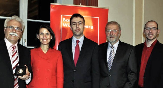 Wahlkampfauftakt und Ehrung: Beim Neuj... Ortsvereinsvorsitzender Manuel Knapp.  | Foto: Elisabeth Willers