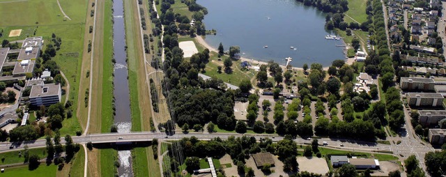 Die Platanenallee,  die rechts im Bild...zsees nach oben fhrt, wird umgebaut.   | Foto: Peter Heck