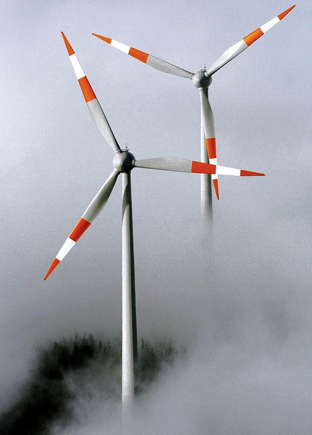 Um Pro und Kontra zur Windkraft ging es einmal mehr im Stegener Gemeinderat.   | Foto: Haid/dpa