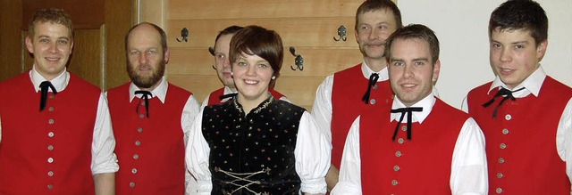 Vorstand der Trachtenkapelle Frhnd: T...r und Alexander Marterer (von links).   | Foto: Ulrike Jger