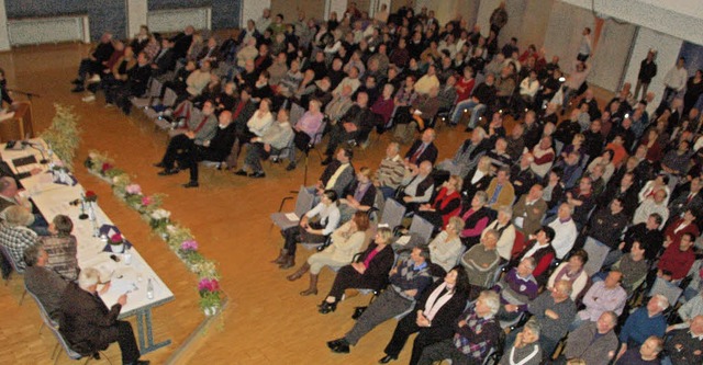Brgerversammlung in Wehr  | Foto: MIchael Krug