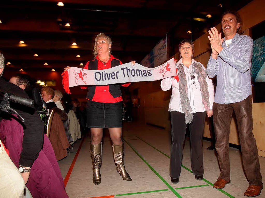 Begeistert: Der Oliver-Thomas-Fanclub