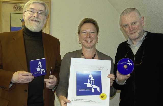 Sie haben die CD nicht nur, aber im Be...chfer und Grafiker Helmut Heimburger.  | Foto: Binner-Schwarz