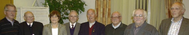 Fr 50 und 60 Jahre Mitgliedschaft im ...ger, Oskar Weltin und Heinrich Honsel.  | Foto: Rolf Reimann