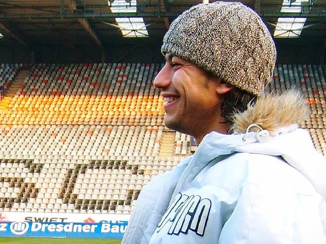 Archivbild vom Februar 2008: Amir Akrout im Stadion des SC Freiburg.  | Foto: zimmermann