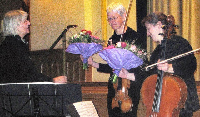 Dank in der Festhalle des Emmendinger ...rgh und Maria-Luise Leihenseder-Ewald   | Foto: Hildegard Karig