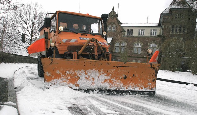 Der Schnee konnte oft beiseite geschob...auf der Straendecke gab es Probleme.   | Foto: heidi fssel