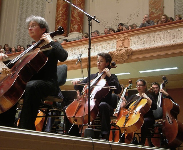 Sdamerikanisches spielte die Basel si...ngsten Konzert ihrer Jubilumssaison.   | Foto: Roswitha Frey