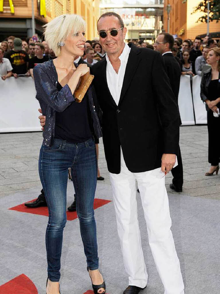 2009: Mit seiner Frau Katja bei der Premiere des neuen Films "Inglourious Basterds".