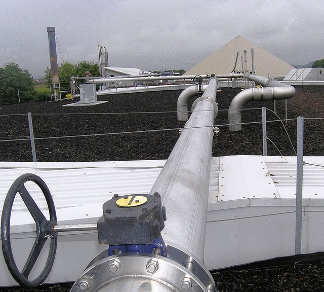 Eine Biogasanlage wie in Forchheim soll im Gewerbepark  gebaut werden.   | Foto: Michael Haberer