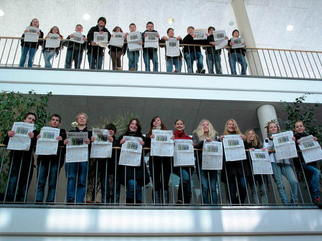 Die Klasse 9c des Kreisgymnasium Bad Krozingen.