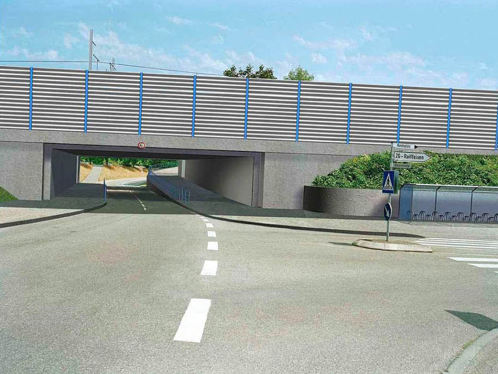 Künftig: Eisenbahnüberführung Heldelinger Straße (Blick nach Osten) Künftig: Eisenbahnüberführung Heldelinger Straße (Blick nach Osten)