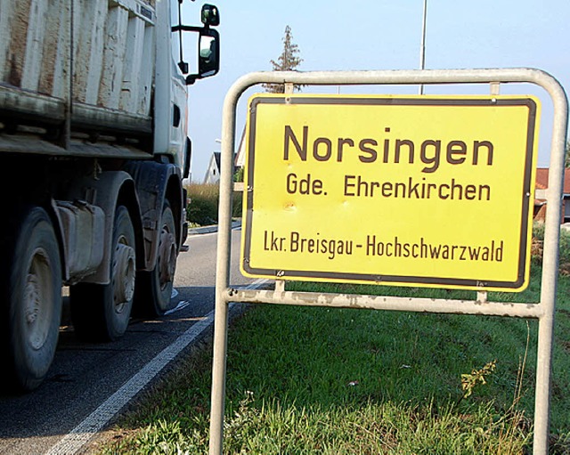 Derzeit nicht geplant: eine  Ortsumfahrung von Norsingen    | Foto: Gallien