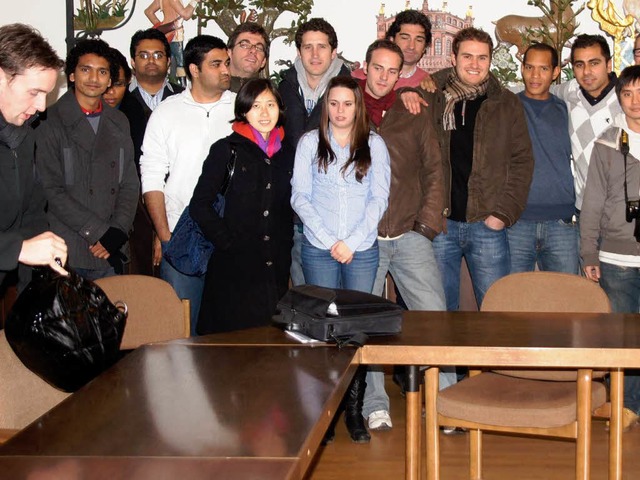 Internationale Studentengruppe in Weis...Programm der knftigen Fhrungskrfte.  | Foto: Ilona Hge