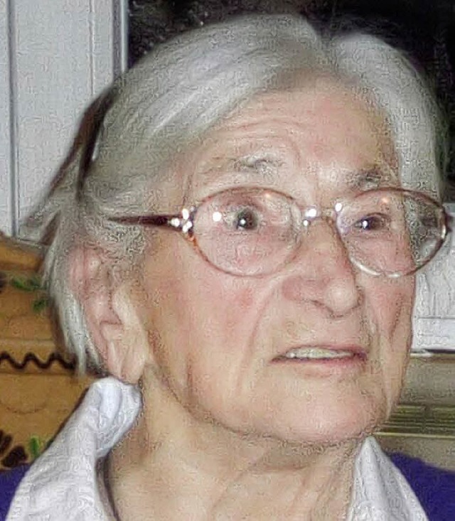 Ida Hglin (98) erhielt VdK-Gold fr 60 Jahre.   | Foto: KArlernst Lauffer