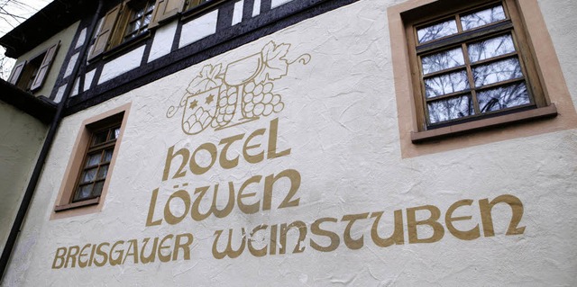Nichts geht &#8211; das Gasthaus-Hotel Lwen in Mahlberg.   | Foto: Christoph Breithaupt