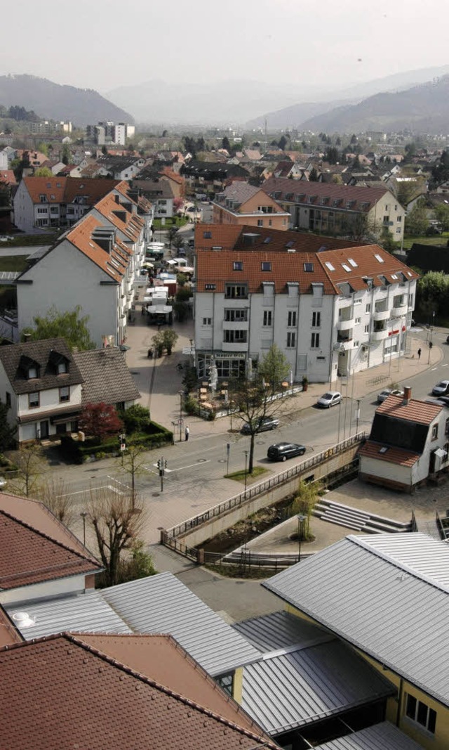 Beispiel, wie die Flche sich innerort... stand einmal der  Kohler-Bauernhof.    | Foto: mzd