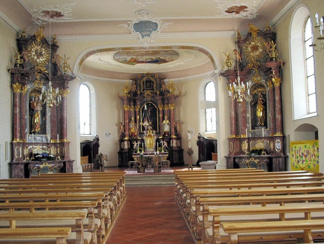 Fr die Kirche St. Leodegar und Marzel...efizkonzert nchsten Samstag in Murg.   | Foto: Stefan Sahli