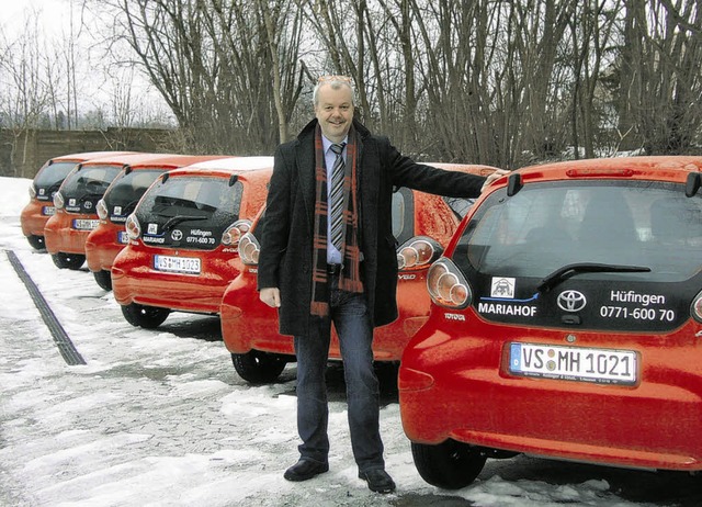 Mit einer stattlichen Flotte von zehn ... Landen, der Leiter der Einrichtung.    | Foto: Lendle