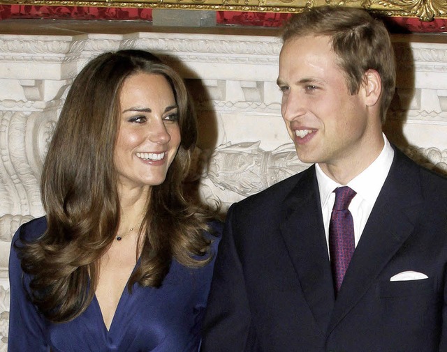 Kate Middleton und Prinz William: Ob d...erleih-Agenturen brummt das Geschft.   | Foto: dpa