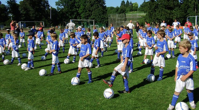 Stell dir vor, es sind Pfingstferien: ...wieder Schauplatz eines Fuballcamps.   | Foto: lfv