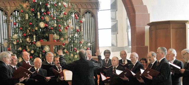 Einer der Auftritte, auf die man in t...chen Singen in der St. Gallus-Kirche.   | Foto: Ounas-Krusel
