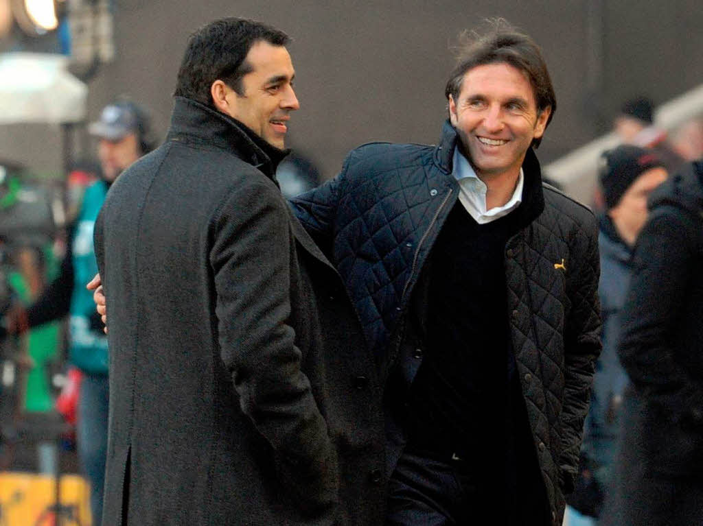 Dutt und Labbadia, die beiden Trainer. Dutt und Labbadia, die beiden Trainer.