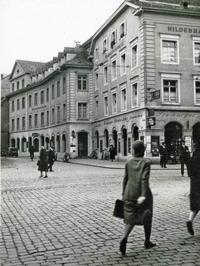 Eine vergleichsweise unscheinbare Stra...ie noch den Namen Kasernenstrae trug.  | Foto: Stadtarchiv / Ingo Schneider