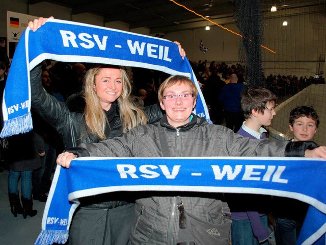 Trotz Niederlage zufrieden: RSV-Fans   | Foto: Sedlak