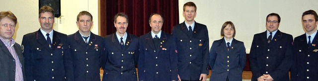 Ehrungen bei der Feuerwehrabteilung To...r, Ralf Fink und Andreas Steinebrunner  | Foto:    BERGER