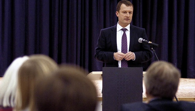 Ulrich Lusche moderierte eine medienpolitische Diskussion.   | Foto: BZ