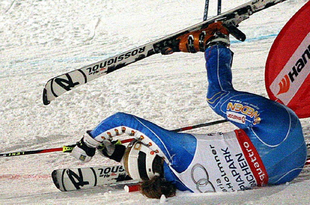 Schwere Strze kommen im alpinen Skisport oft vor.   | Foto: dpa