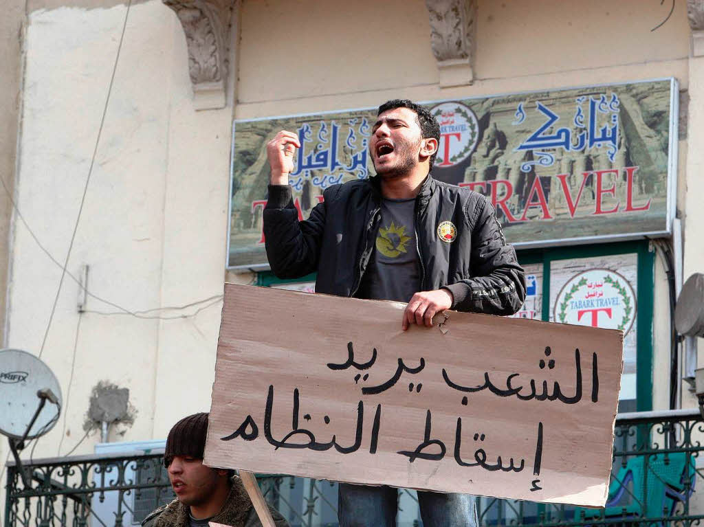 Massenproteste in gypten